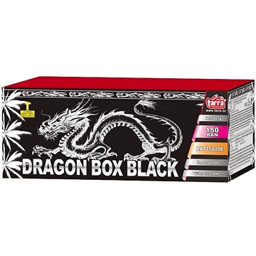 Ohňostroj - baterie výmetnic dragon box black 150 ran (8595596317158)