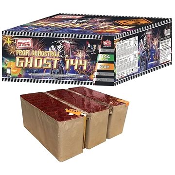 Profi složený ohňostroj ghost 144 ran
