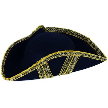 Klobouk pirátský černý, dospělý