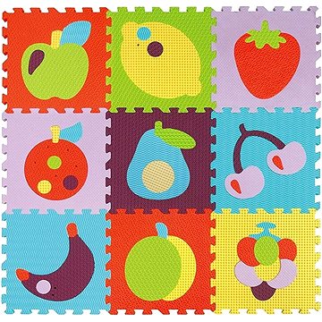 Baby great Pěnové puzzle Barevné ovoce SX (30x30) (8595146111120)