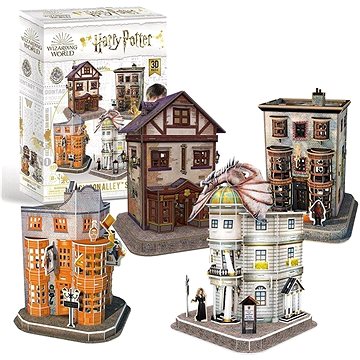 Cubicfun 3D puzzle Harry Potter: Příčná ulice 273 dílků (6944588210090)