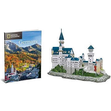 Cubicfun 3D puzzle National Geographic: Neuschwanstein 121 dílků (6944588209902)