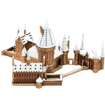 Metal Earth 3D puzzle Harry Potter: Zasněžený Bradavický hrad (ICONX) (32309015300)