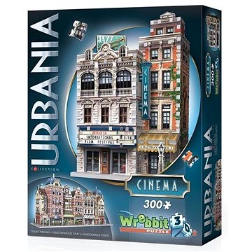 Wrebbit 3D puzzle Urbania: Kino 300 dílků (665541005022)