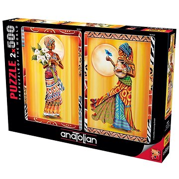 Anatolian Puzzle Africké ženy 2x500 dílků (8698543136199)