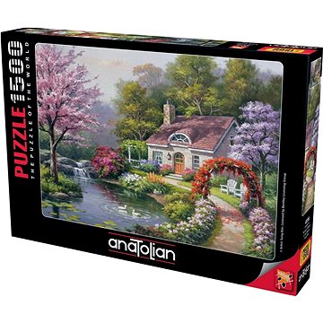 Anatolian Puzzle Jarní chata v plném květu 1500 dílků (8698543145566)