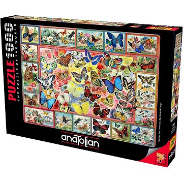Anatolian Puzzle Spousta motýlů 1000 dílků (8698543110946)