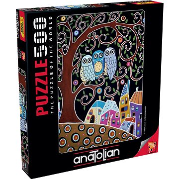Anatolian Puzzle Tři sovy 500 dílků (8698543136052)