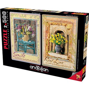 Anatolian Puzzle Úsměv a pravá láska 2x500 dílků (8698543136106)