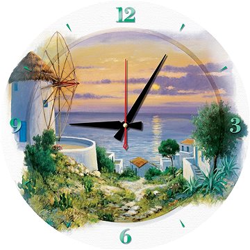 Art puzzle Puzzle hodiny Večer u Egejského moře 570 dílků (včetně rámu) (8682450140059)