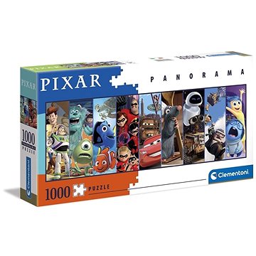 Clementoni Panoramatické puzzle Pixar 1000 dílků (8005125396108)