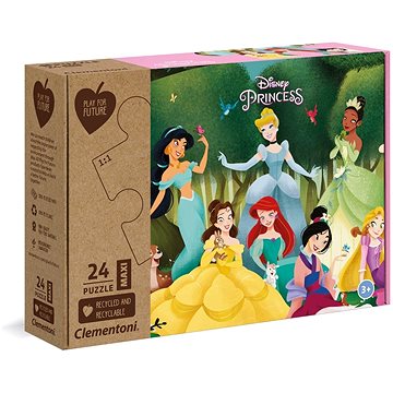 Clementoni Play For Future Puzzle Disney princezny MAXI 24 dílků (8005125202577)