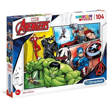 Clementoni Puzzle Avengers 104 dílků (8005125272846)