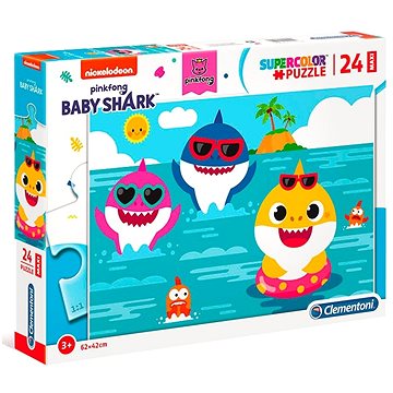 Clementoni Puzzle Baby Shark MAXI 24 dílků (8005125285198)