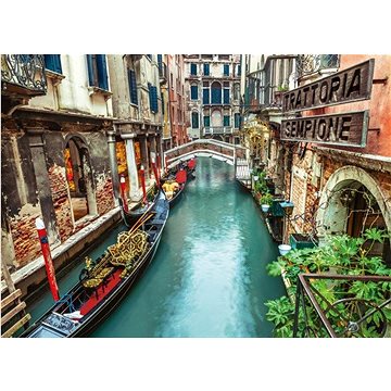 Clementoni Puzzle Benátský kanál, Itálie 1000 dílků (8005125394586)
