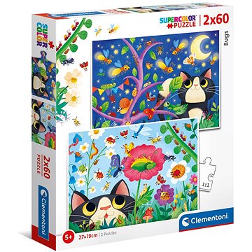 Clementoni Puzzle Broučci 2x60 dílků (8005125216185)