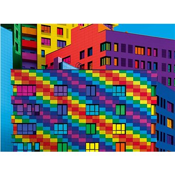 Clementoni Puzzle ColorBoom: Squares 500 dílků (8005125350940)