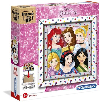 Clementoni Puzzle Frame Me Up Disney princezny 60 dílků (8005125388059)