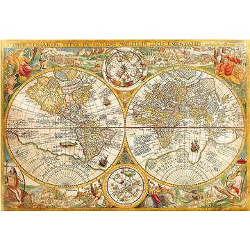Clementoni Puzzle Historická mapa světa 2000 dílků (8005125325573)