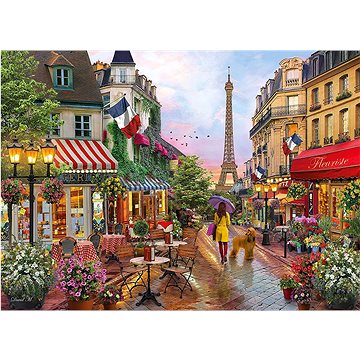 Clementoni Puzzle Květinový trh v Paříži 1000 dílků (8005125394821)