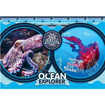Clementoni Puzzle National Geographics: Oceánská expedice 180 dílků (8005125292059)