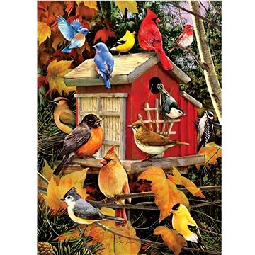 Cobble Hill Puzzle Ptačí budka na podzim 1000 dílků (625012801003)