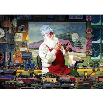 Cobble Hill Puzzle Santovo hobby 1000 dílků (625012801102)