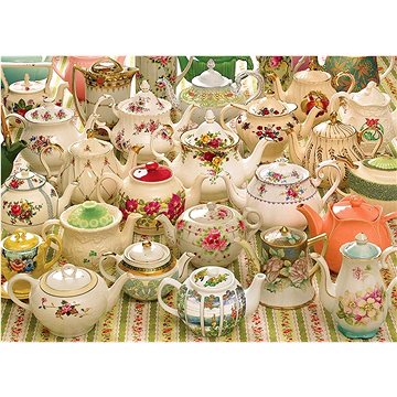 Cobble Hill Puzzle Sbírka čajových konviček 1000 dílků (625012802819)