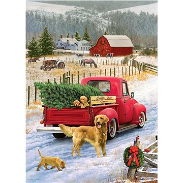 Cobble Hill Puzzle Vánoce na farmě 1000 dílků (625012801270)