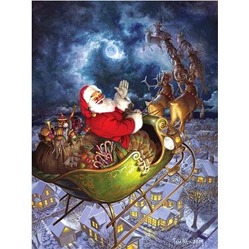 Cobble Hill Puzzle Veselé Vánoce vám všem XL 275 dílků (625012880251)