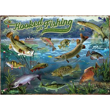 Cobble Hill Puzzle Závislý na rybaření 1000 dílků (625012803199)