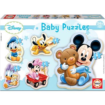 Educa Baby puzzle Miminka Disney 5v1 (3-5 dílků) (8412668138131)