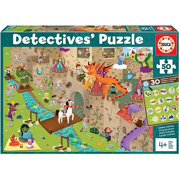 Educa Detektivní puzzle Hrad 50 dílků (8412668188952)