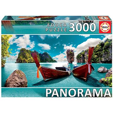 Educa Panoramatické puzzle Phuket, Thajsko 3000 dílků (8412668185814)