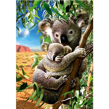 Educa Puzzle Koala s mládětem 500 dílků (8412668189997)