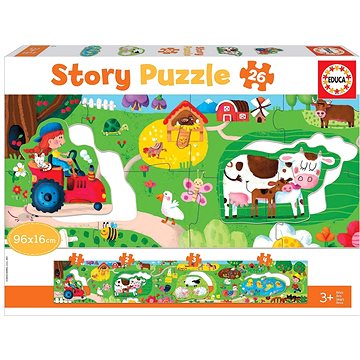Educa Story puzzle Farma 26 dílků (8412668189003)
