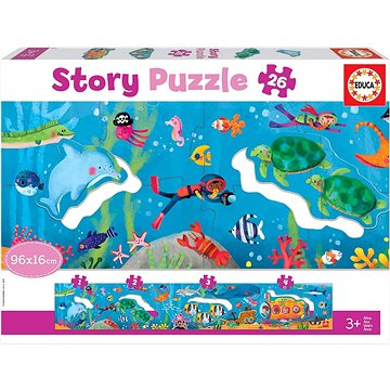Educa Story puzzle Podmořský svět 26 dílků (8412668189027)