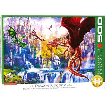 Eurographics Puzzle Království draků XL 500 dílků (628136353625)
