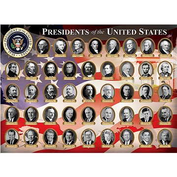 Eurographics Puzzle Prezidenti Spojených Států Amerických 1000 dílků (628136614320)