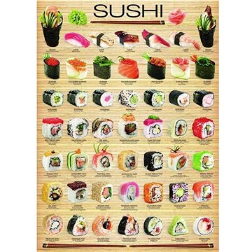 Eurographics Puzzle Sushi 1000 dílků (628136605977)