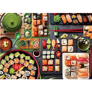 Eurographics Puzzle Sushi stůl 1000 dílků (628136656184)