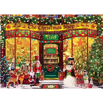 Eurographics Puzzle Vánoční obchod 1000 dílků (628136655217)