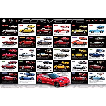 Eurographics Puzzle Vývoj Corvette 1000 dílků (628136606837)