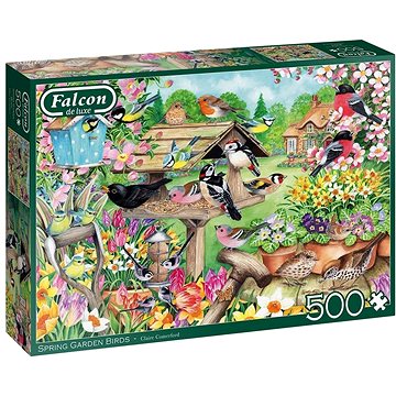 Falcon Puzzle Ptáci v jarní zahradě 500 dílků (8710126112809)