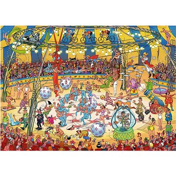 Jumbo Puzzle Akrobatický cirkus 1000 dílků (8710126190890)