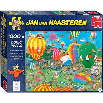 Jumbo Puzzle Miffy slaví 65 let, hurá! 1000 dílků (8710126200247)