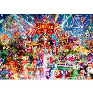 Jumbo Puzzle Noc v cirkuse 5000 dílků (8710126188712)