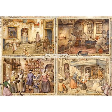 Jumbo Puzzle Pekaři z 19. století 1000 dílků (8710126188187)