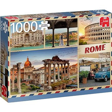 Jumbo Puzzle Pozdravy z Říma 1000 dílků (8710126188620)