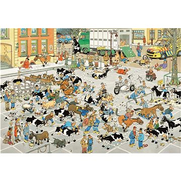 Jumbo Puzzle Trh s dobytkem 1000 dílků (8710126190753)